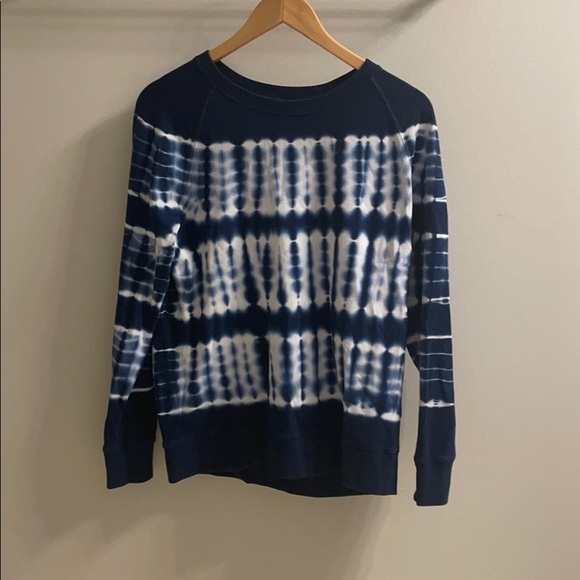 Navy/white Tie-Dye Sweatshirt - Picture 2 of 5